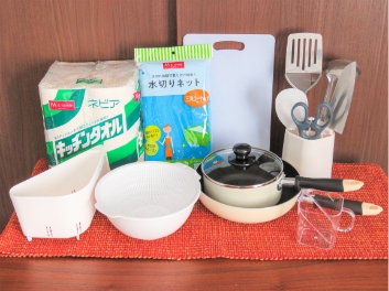 「調理器具セット」のセット内容の写真