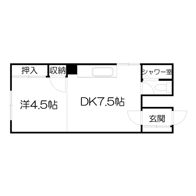ハウス明　3F 間取り図